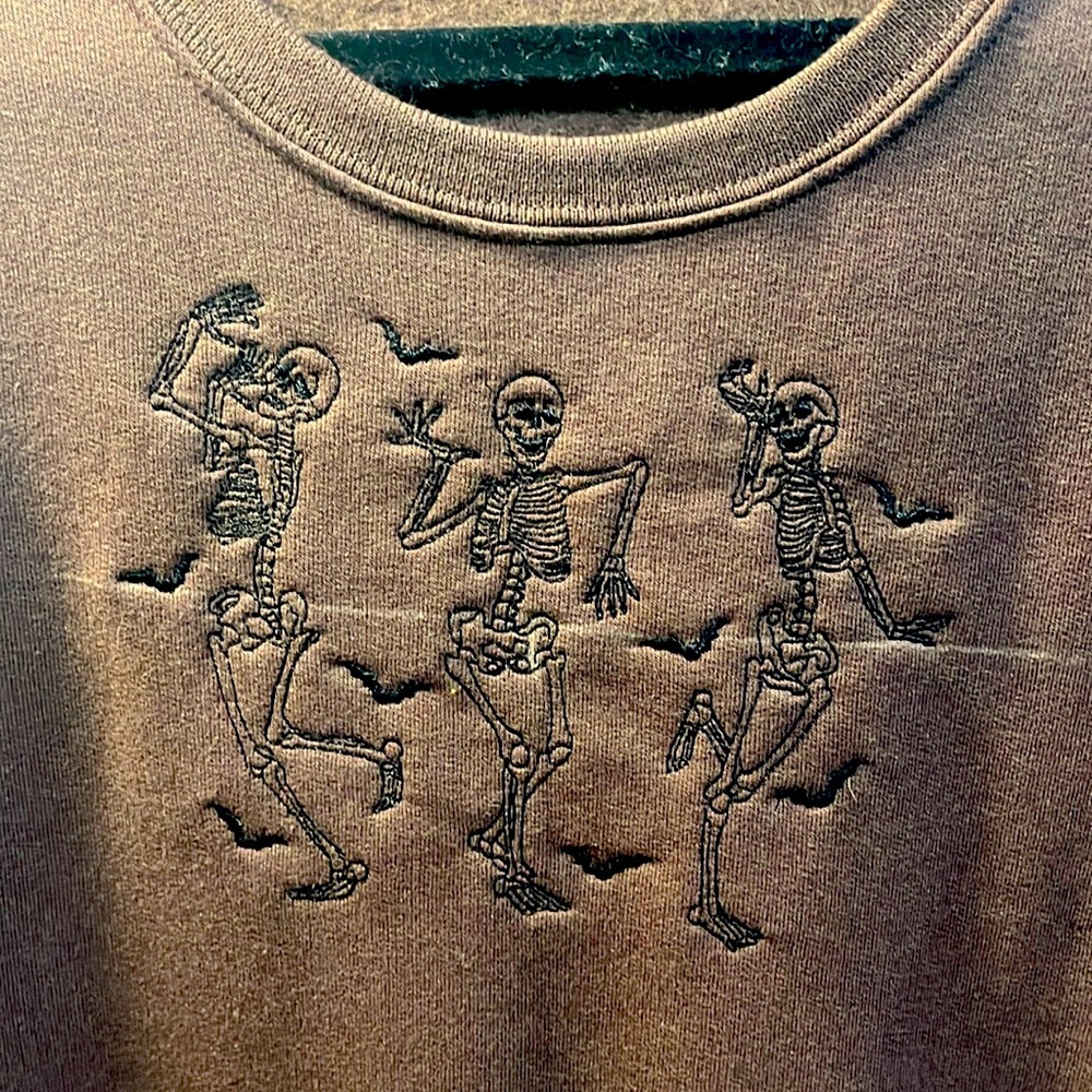 Embroidered sweatshirt